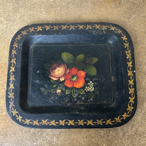 Victorian antique toleware - victorian,