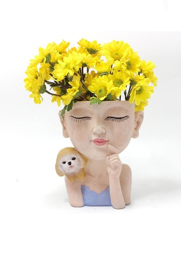 Charming girl and - and, face