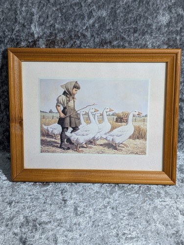 Vintage fine art framed