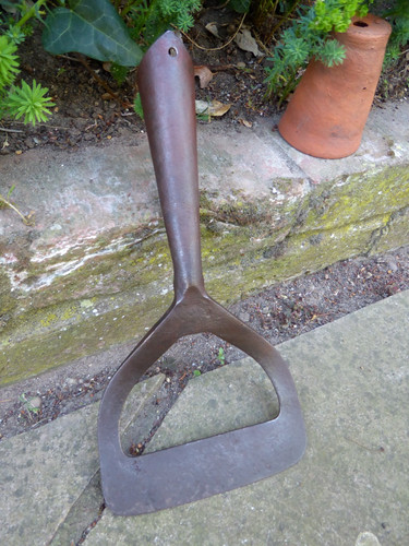 Vintage dutch hoe head garden - dutch,