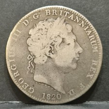 1820 Crown George III Silver