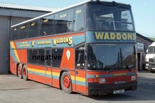 35MM BUS NEGATIVE WADDONS OF CAERPHILLY SCANIA FIL7617 NEG 523
