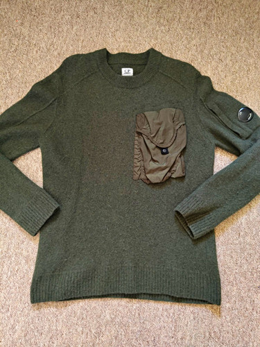 Company green wool knit - c.p.,