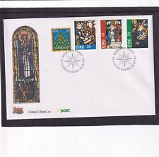 Ireland 1997 Christmas religious stained glass windows First Day Cover FDC