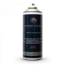 Unison Pastel Spray Fixative 400ml Aerosol - Pastel Pencil Charcoal