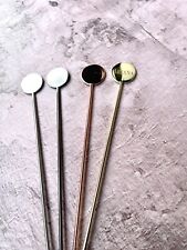Personalised Stainless Steel Cocktail Stirrer Stick | Custom Engraved with Name