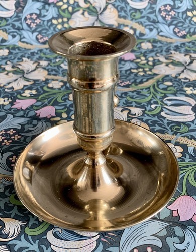 Antique candlestick brass - antique,