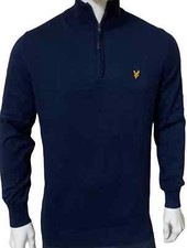 LYLE & SCOTT MEN'S HALF ZIP JUMPER  CLEARENCE SALE-