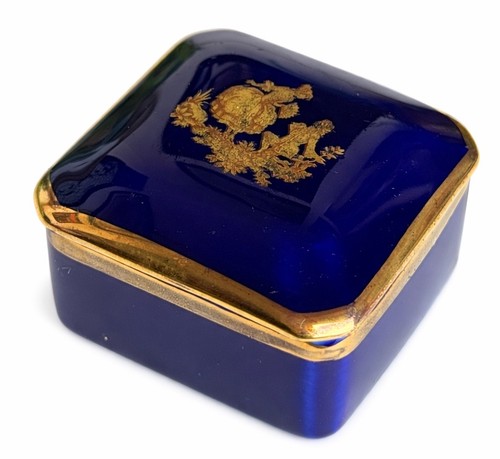 Vintage limoges cobalt blue - cobalt,