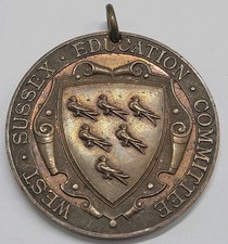 West Sussex Education Medal Awarded For One Year's Excellent School Attendance