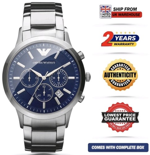 Emporio armani men stainless - men's,