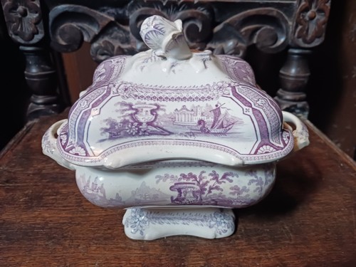 Early 19thc purple transfer - early,