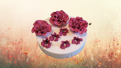 Sugar paste handmade figurine