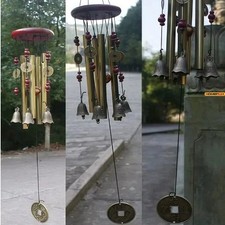 Wind Outdoor Chimes Decor Garden Bells Yard Home Copper Tubes Ornament Large New