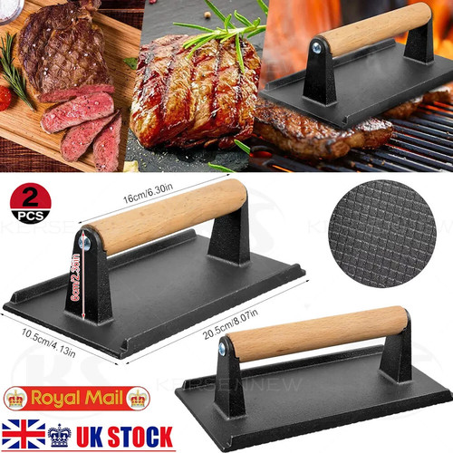 Cast iron steak - weight, bbq