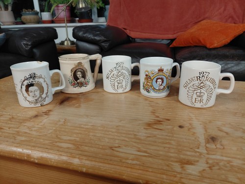 1977 silver jubilee mugs - jubilee,