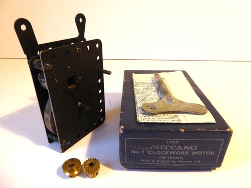 Meccano magic clockwork - clockwork, motor