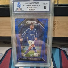 Alexis Mac Allister 20-21 Panini Prizm Premier League Soccer RC Card Blue MGC 9