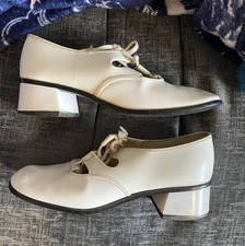 Vintage White Patent Ladies