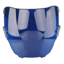 1x Blue ABS Moto Windshield