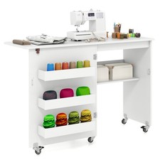 Folding Sewing Table Mobile