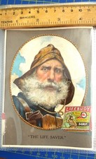 Advertising .   Lifebuoy Soap. Fisherman .Magazine Insert. Lever Brothers.