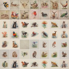 Luxury Cotton Rich Digital Printed Linen Fabric ALL PANELS