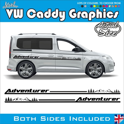 Caddy side stripes sport - vw,