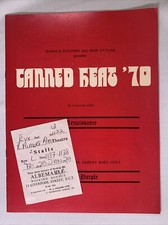 Deep Purple Programme Ticket