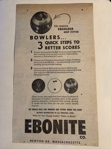 Ebonite bowling balls grips - bowling, &