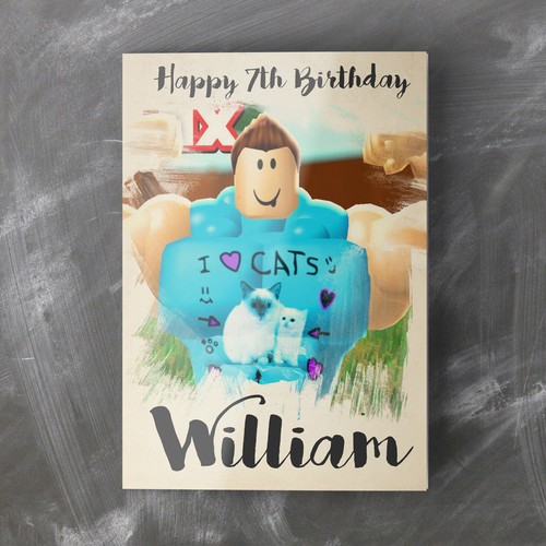 Roblox personalised birthday - roblox,