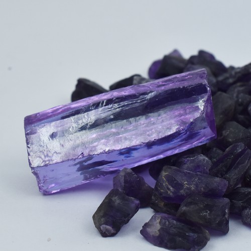 Certified purple sapphire - purple,