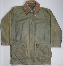 Barbour A400 Northumbria Wax Jacket Vintage 1991 90s Sage Green C40/ Medium