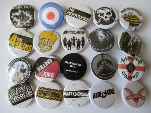 Large punk badge - punk, set