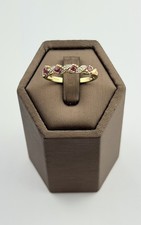 Ruby And Diamond 9ct Gold Ring
