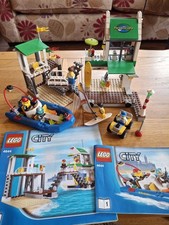 Lego City Marina Set: 4644 Missing Small Piece On Boat And 2 Minifigure Bits