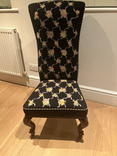 Antique prayer chair - antique,