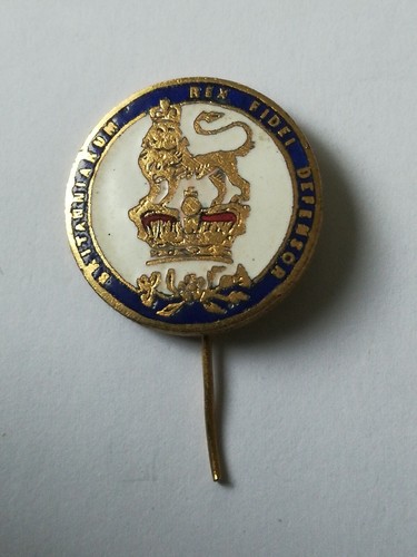 Victorian enamel shilling - victorian,