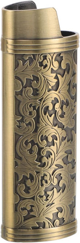 Vintage metal lighter case - lighter,