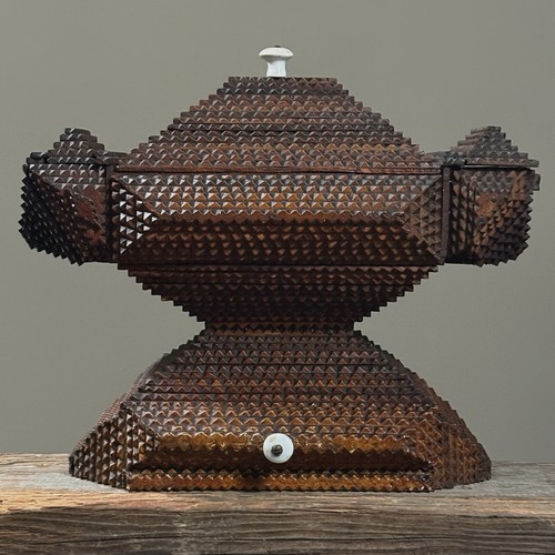 Antique footed pyramid shaped - pyramid,
