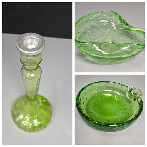Lot green glass - lot,