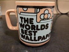 Vintage 1970`s John Clappison Hornsea Pottery Worlds Best wallpaperer Mug