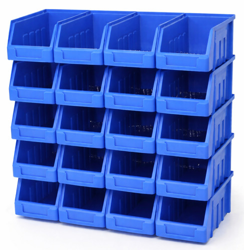 Size blue plastic parts - 20, x