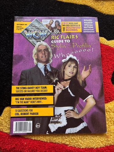 Wcw wrestling magazine 1993 - wcw,