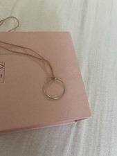 Thomas Sabo Little Secrets Pink Cord Charm Necklace Silver Plated