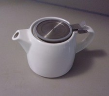ORNA Ceramic Teapot 550ml · Off White · Without Infuser · No Box · NEW