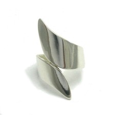 Long Plain Sterling Silver