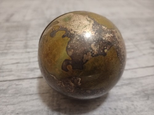 Globe brass ball clock german