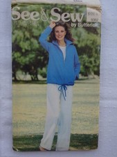 BUTTERICK  LADIES JACKET & PANTS  SEWING PATTERN   MULTI  SIZE   12-14-16