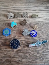 12 Girl Guide metal enamel pin